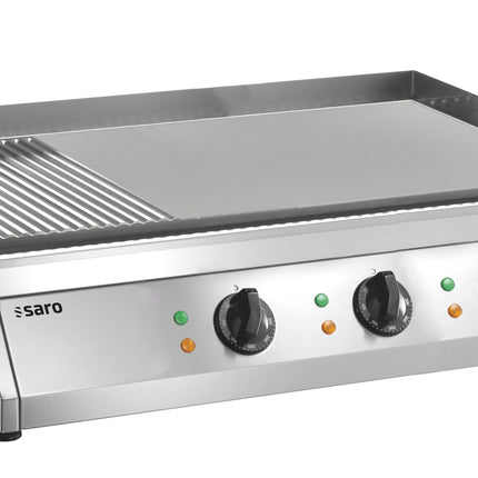Saro Griddleplatte (gerillt + glatt) Modell FRY TOP GH 760 R 9 kW