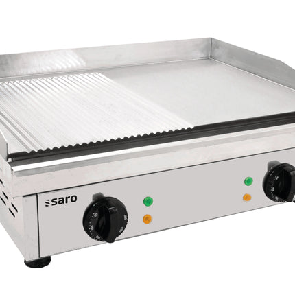 Saro Griddleplatte (gerillt + glatt) Modell FRY TOP GM 610 M 3.5 kW