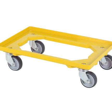 Saro Transportroller 600x400 gelb Modell TRGE gelb schlagfester lebensmittelechter ABS Kunstoff