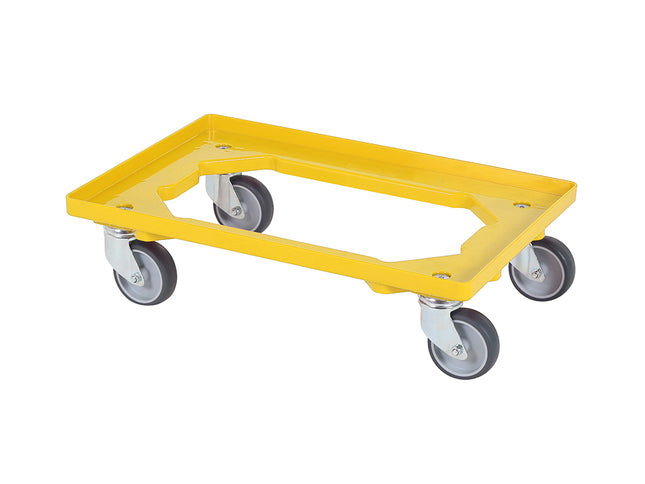 Saro Transportroller 600x400 gelb Modell TRGE gelb schlagfester lebensmittelechter ABS Kunstoff