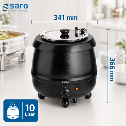 Saro Suppen- und Thekenkessel Modell SKZ-12 - Produktinformationen und Vorteile 2