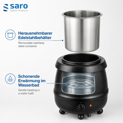 Saro Suppen- und Thekenkessel Modell SKZ-12 - Produktinformationen und Vorteile 4