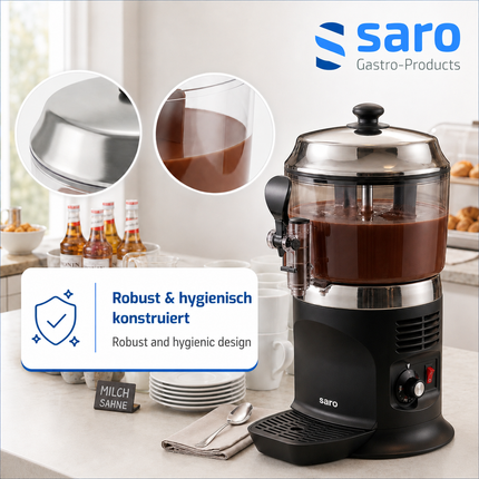 Saro Kakaodispenser Modell NINA schwarz - Produktinformationen und Vorteile 3