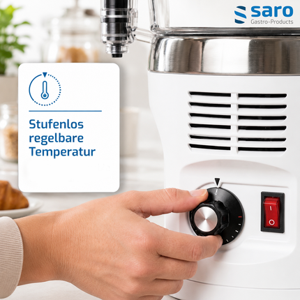 Saro Kakaodispenser Modell NINA weiß - Produktinformationen und Vorteile 1