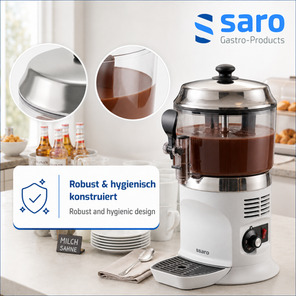 Saro Kakaodispenser Modell NINA weiß - Produktinformationen und Vorteile 3