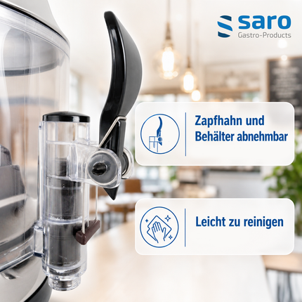 Saro Kakaodispenser Modell NINA weiß - Produktinformationen und Vorteile 5