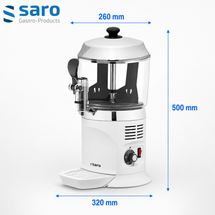 Saro Kakaodispenser Modell NINA weiß - Produktinformationen und Vorteile 7