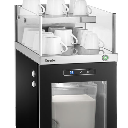 Bartscher Milchkühlschrank-Tassenwärmer-Kombi