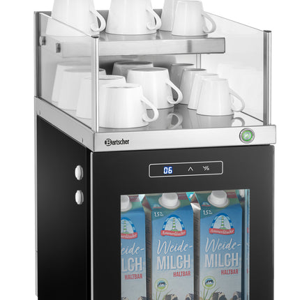 Bartscher Milchkühlschrank-Tassenwärmer-Kombi