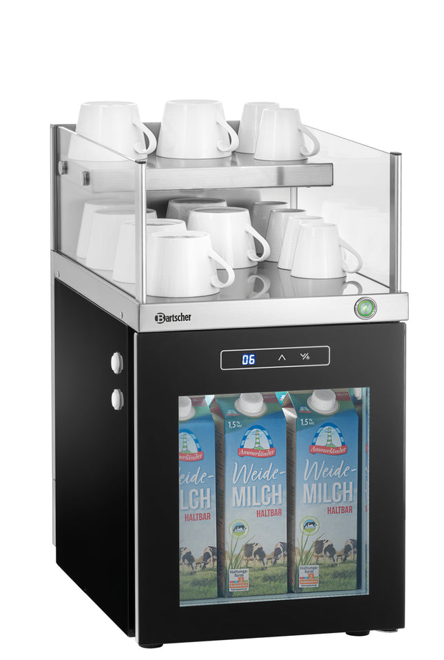 Bartscher Milchkühlschrank-Tassenwärmer-Kombi