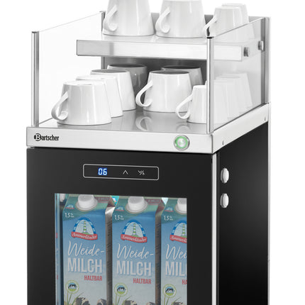Bartscher Milchkühlschrank-Tassenwärmer-Kombi