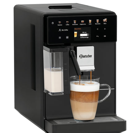 Kaffeevollautomat für Kaffeespezialitäten auf Knopfdruck mit 1
