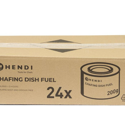 HENDI Chafing Dish Brennpaste – 24 Stück – Produktansicht