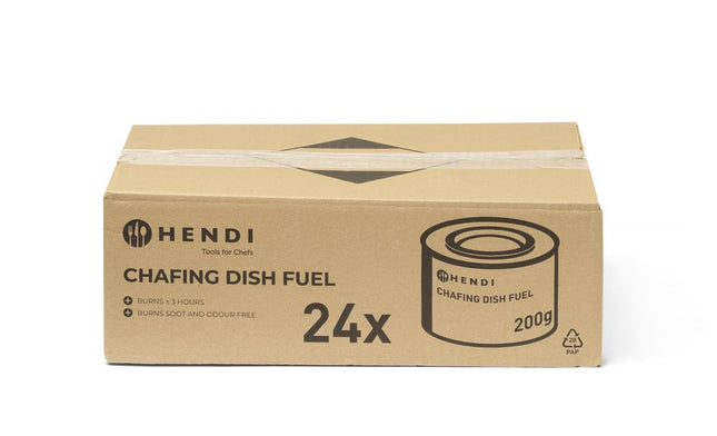 HENDI Chafing Dish Brennpaste – 24 Stück – Produktansicht