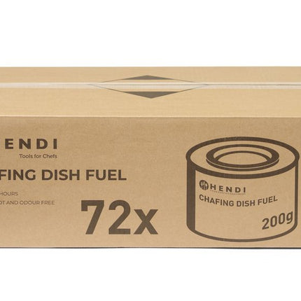HENDI Chafing Dish Brennpaste – 72 Stück – Produktansicht