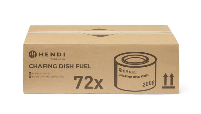 HENDI Chafing Dish Brennpaste – 72 Stück – Produktansicht
