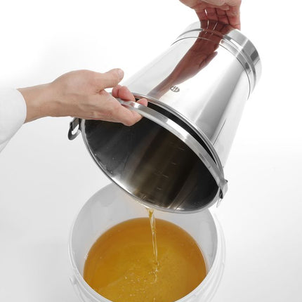 HENDI Eimer – Druck- / Beschriftungsbereich: 810 × 155 mm – 11.3 l – Weiß – Ø 300 × H 230 mm – weitere Produktansicht