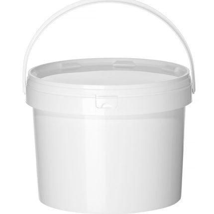 HENDI Eimer – Druck- / Beschriftungsbereich: 810 × 155 mm – 11.3 l – Weiß – Ø 300 × H 230 mm – weitere Produktansicht