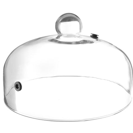 HENDI Glasglosche mit Lüftungsöffnung – Servierglosche – Ø 260 × H 175 mm – Produktansicht