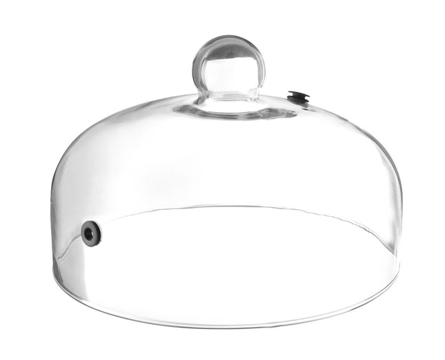 HENDI Glasglosche mit Lüftungsöffnung – Servierglosche – Ø 260 × H 175 mm – Produktansicht