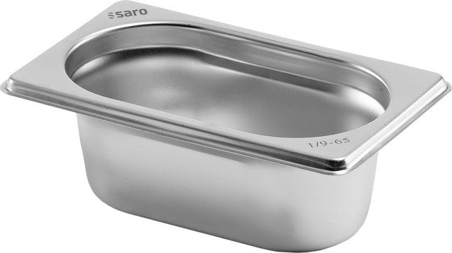 Saro TOP LINE GN-Behälter 1/9 GN aus Edelstahl