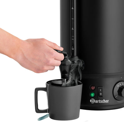 Heißwasserspender zum Warmhalten und Ausgeben von Heißwasser mit 10 Liter und 30 °C bis 100 °C für Buffet