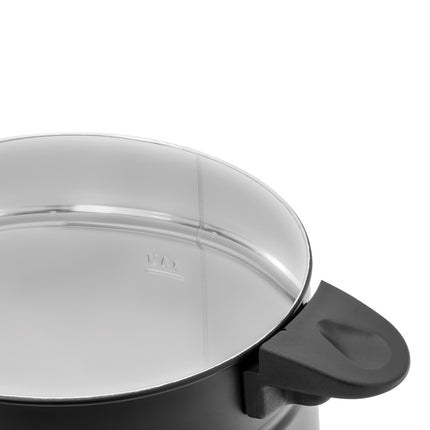 Heißwasserspender zum Warmhalten und Ausgeben von Heißwasser mit 5 Liter und 30 °C bis 100 °C für Buffet