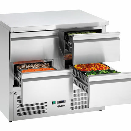 Bartscher Mini-Kühltisch 900S4