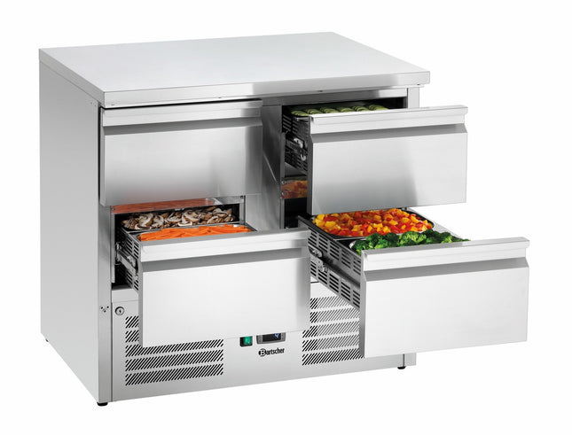 Bartscher Mini-Kühltisch 900S4