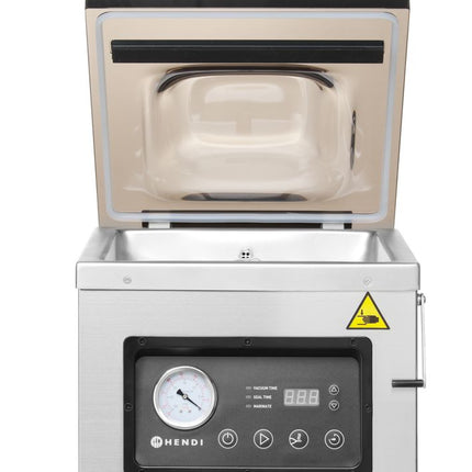 HENDI Vakuumkammer-Verpackungsmaschine – Profi Line – Dichtungsband: 300 mm – 230 V / 950 W – 367 × 425 × 364 mm – weitere Produktansicht