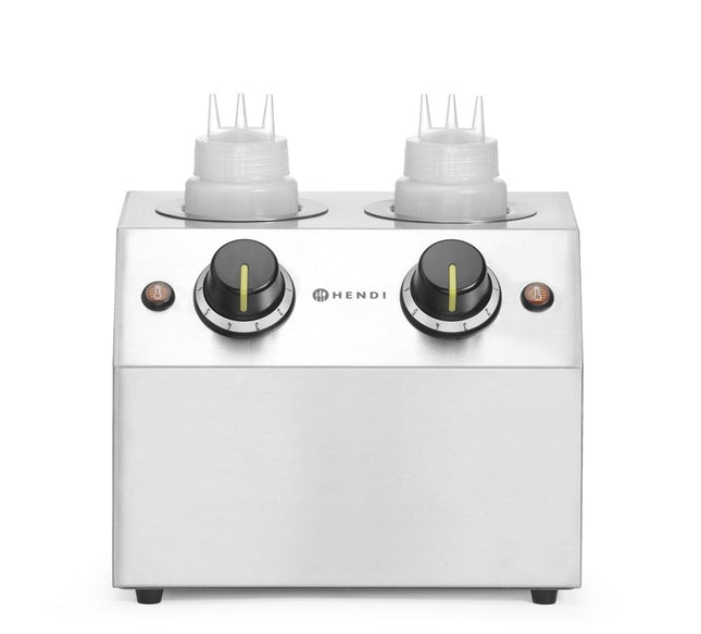 HENDI Saucenwärmer – 220-240 V / 400 W – 270 × 223 × H 282 mm – Produktansicht