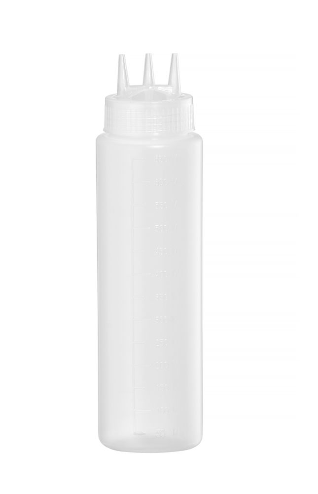 HENDI Flasche für Saucenwärmer – 0 – 65 l – Transparent – Ø 68 × H 247 mm – Produktansicht