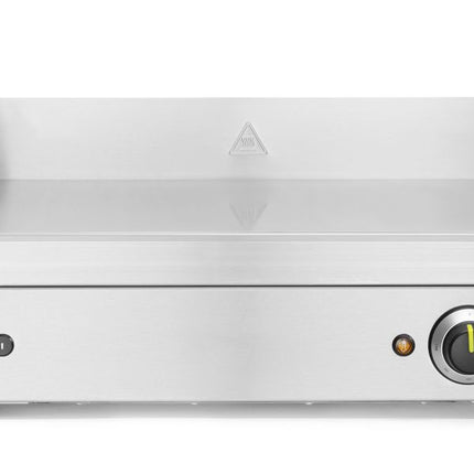 HENDI Grillplatte – flach – Profi Line – glatte Ausführung – 230 V / 2400 W – 527 × 404 × 233 mm – weitere Produktansicht