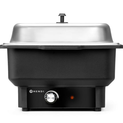 HENDI Chafing Dish Tellano – elektrisch – Kitchen Line – GN 1 / 1 – 9 l – 230 V / 900 W – 575 × 349 × 278 mm – weitere Produktansicht