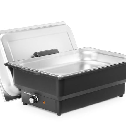 HENDI Chafing Dish Tellano – elektrisch – Kitchen Line – GN 1 / 1 – 9 l – 230 V / 900 W – 575 × 349 × 278 mm – weitere Produktansicht