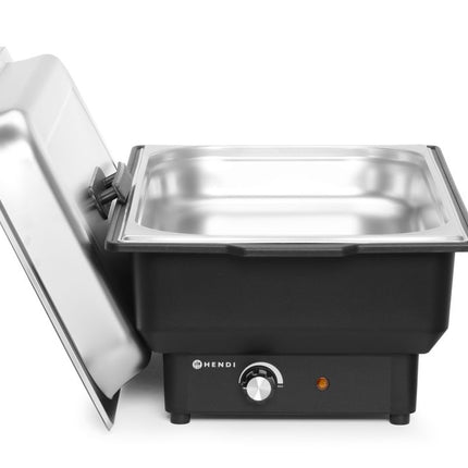 HENDI Chafing Dish Tellano – elektrisch – Kitchen Line – GN 1 / 1 – 9 l – 230 V / 900 W – 575 × 349 × 278 mm – weitere Produktansicht