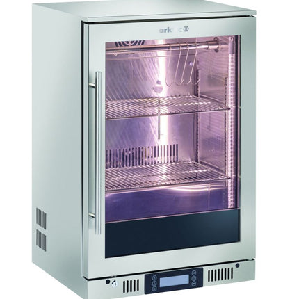 Arktic Dry-Aging Reifeschrank –  Unterbaugerät – 138 l – 230 V / 350 W – Silber – 545 × 600 × H 900 mm – Produktansicht