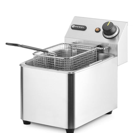 HENDI Fritteuse Kitchen Line - 4 l – Kitchen Line – 4 l – 230 V / 3000 W – 218 × 380 × 310 mm – weitere Produktansicht