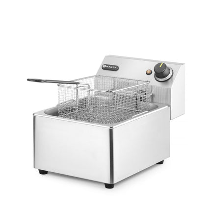 HENDI Fritteuse Kitchen Line - 6 l – Kitchen Line – 6 l – 230 V / 3300 W – 269 × 430 × 300 mm – weitere Produktansicht