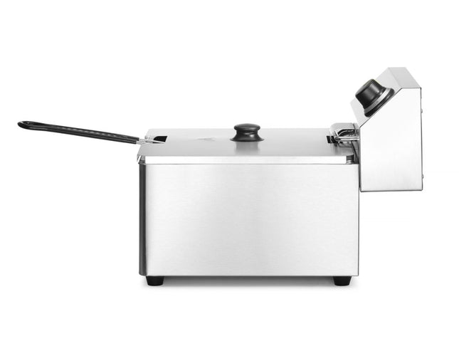 HENDI Fritteuse Kitchen Line - 8 l – Kitchen Line – 8 l – 230 V / 3500 W – 265 × 430 × 350 mm – Produktansicht