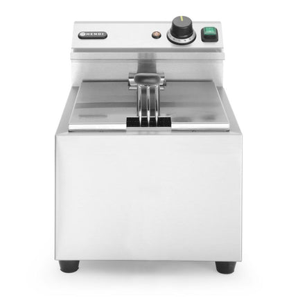 HENDI Fritteuse Profi Line – 8 l – Profi Line – 8 l – 230 V / 3500 W – 305 × 460 × 369 mm – Produktansicht
