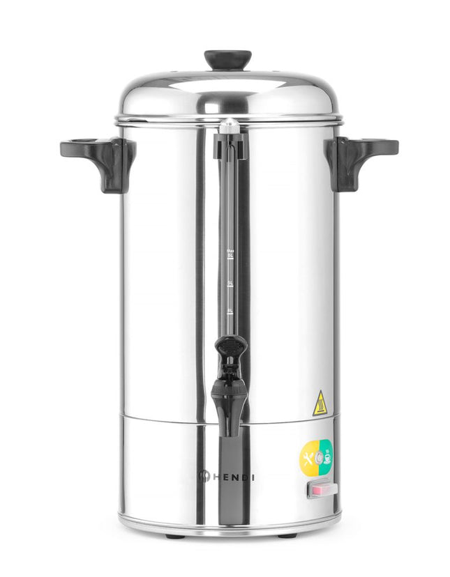 HENDI Perkolatoren einwandig – 6 l – 230 V / 1500 W – 355 × 355 × 470 mm – Produktansicht