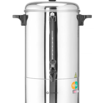 HENDI Perkolatoren einwandig – 10 l – 230 V / 1500 W – 406 × 390 × 522 mm – Produktansicht