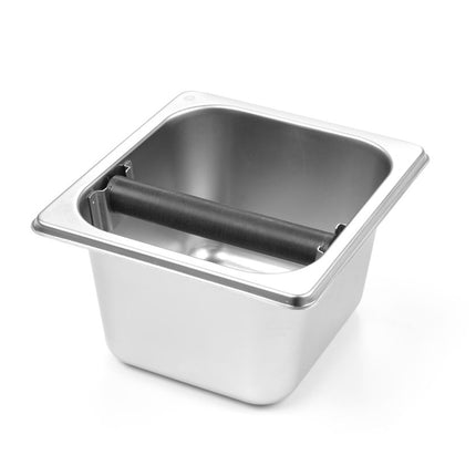 HENDI Kaffeesatz-Abklopfbehälter – GN 1 / 6 – 176 × 162 × 100 mm – Produktansicht