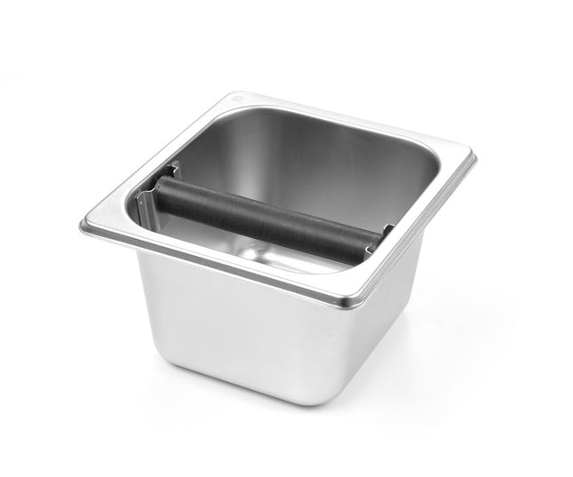 HENDI Kaffeesatz-Abklopfbehälter – GN 1 / 6 – 176 × 162 × 100 mm – Produktansicht