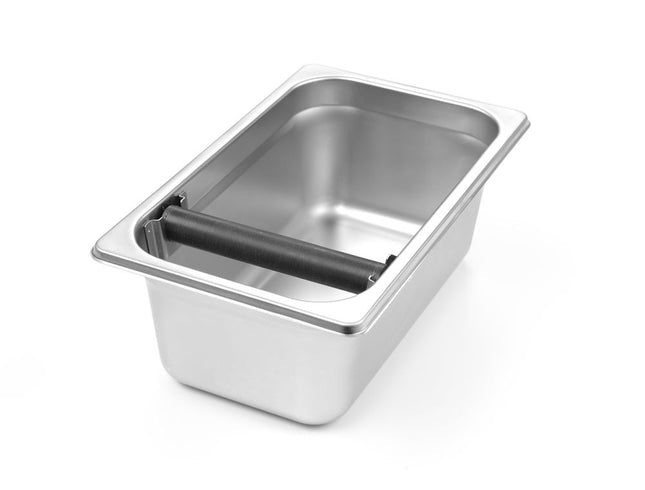 HENDI Kaffeesatz-Abklopfbehälter – GN 1 / 4 – 265 × 162 × 100 mm – Produktansicht