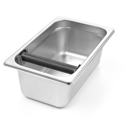 HENDI Kaffeesatz-Abklopfbehälter – GN 1 / 4 – 265 × 162 × 100 mm – weitere Produktansicht