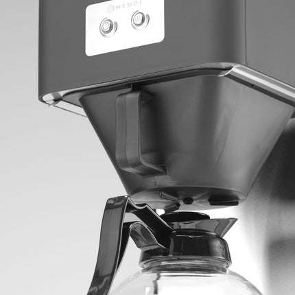 HENDI Filterkaffeemaschine – Profi Line – Schwarz – 230 V / 1480 W – 421 × 213 × 423 mm – weitere Produktansicht