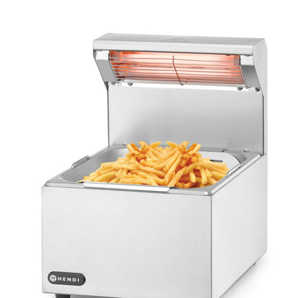 HENDI Pommeswärmer – GN 1 / 2 – 220-240 V / 400 W – 357 × 267 × H 376 mm – Detailansicht 2