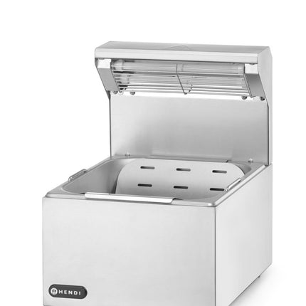 HENDI Pommeswärmer – GN 1 / 2 – 220-240 V / 400 W – 357 × 267 × H 376 mm – Weitere Produktansicht